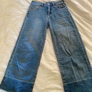 Anthropologie culotte jeans